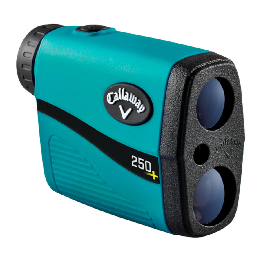 Callaway 250+ Laser Rangefinder Manual ManualsLib