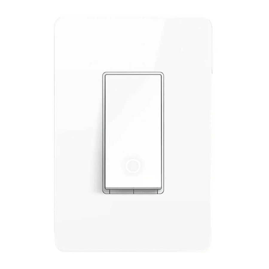 TPLink KS200 Kasa Smart WiFi Light Switch, Single Pole Manual
