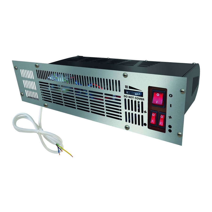 Eterna PFH2400, AC6532 2.4kW Plinth Fan Heater Installation Manual