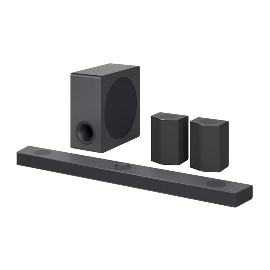 Lg sound bar pairing best sale with subwoofer