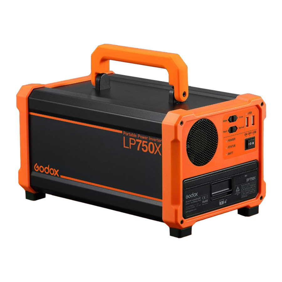 Godox LP750X Portable Power Inverter Manual ManualsLib