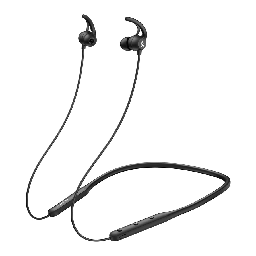 EDIFIER W280NB - Wireless Sports Headphones Manual | ManualsLib