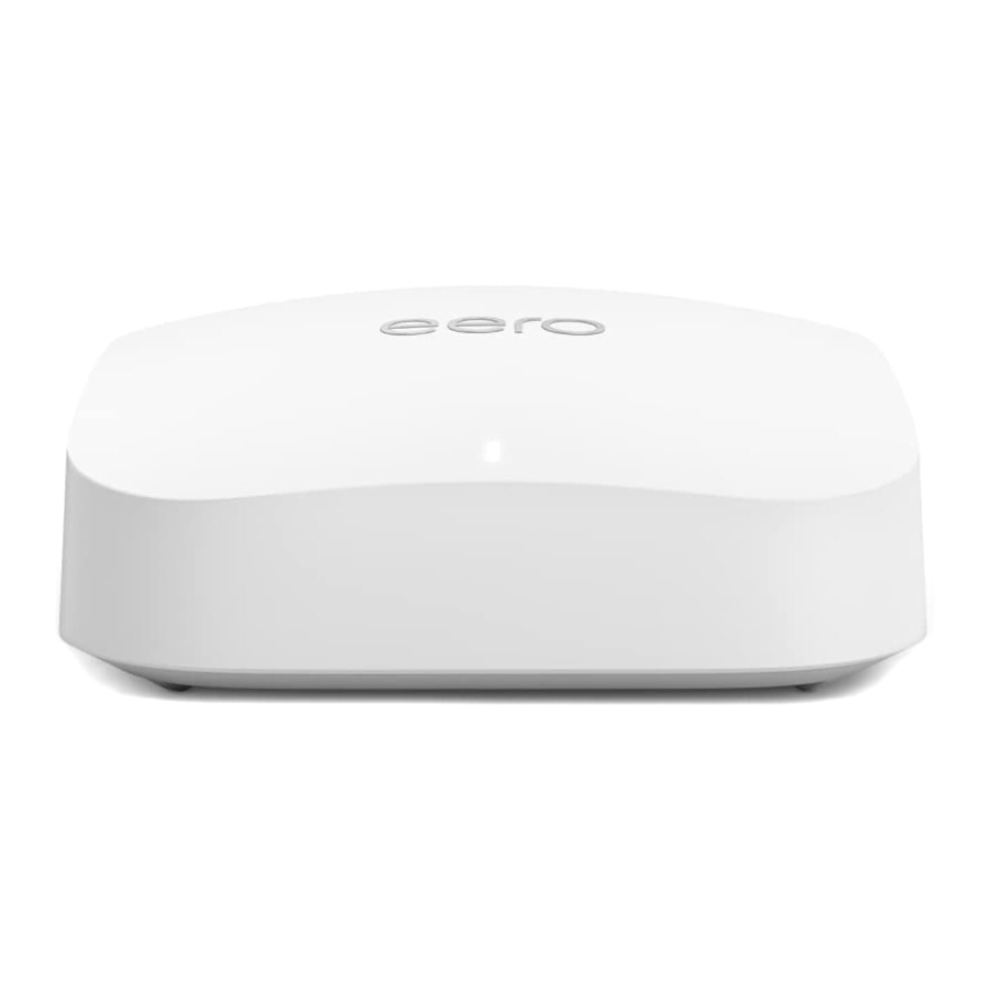 eero Pro 6E - Mesh Wi-Fi Router Manual | ManualsLib