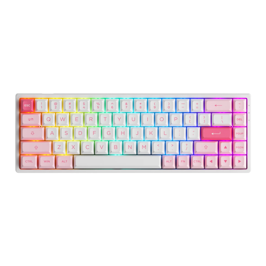 Akko 3068B MultiModes Mechanical Keyboard Manual ManualsLib