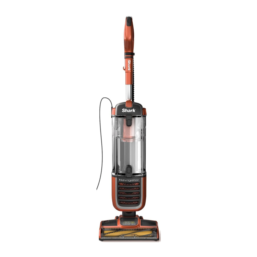 Shark Navigator Pet Pro ZU60 - Upright Vacuum Aaspirateur Manual ...