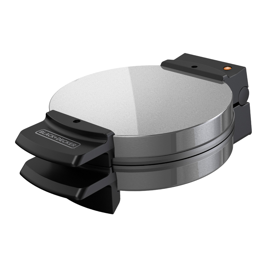 Black Decker WMB505C Waffle Maker Manual ManualsLib