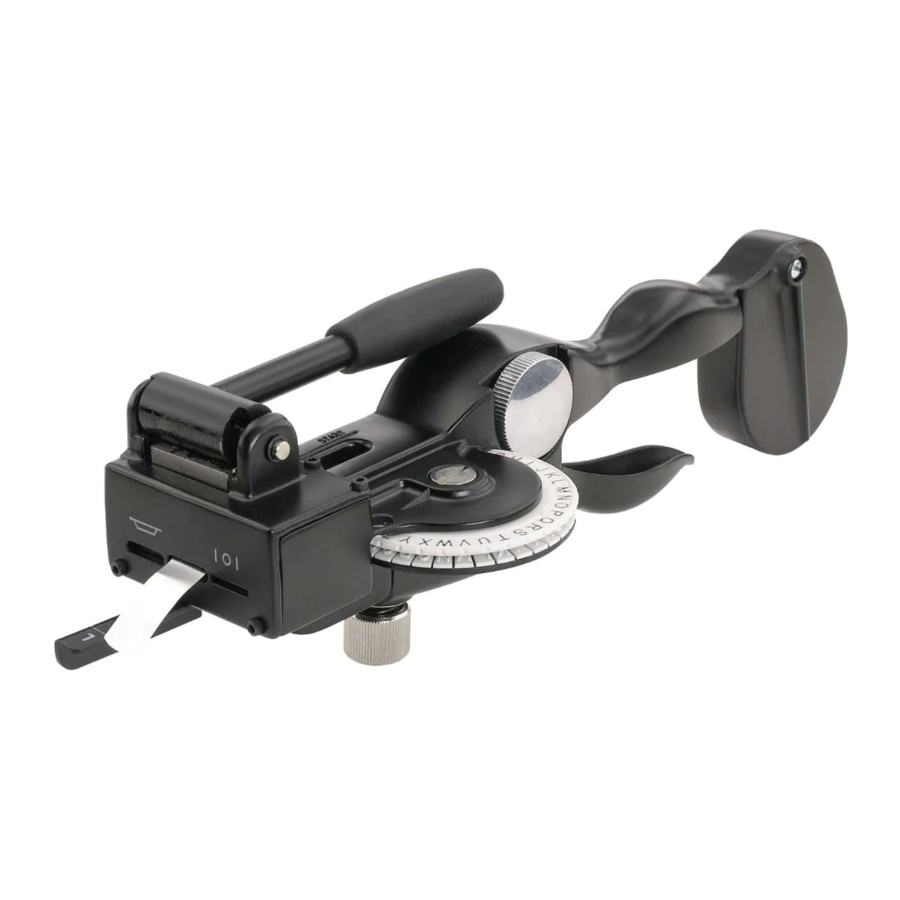 Dymo Rhino M1011 Industrial Metal Tape Embosser Manual ManualsLib