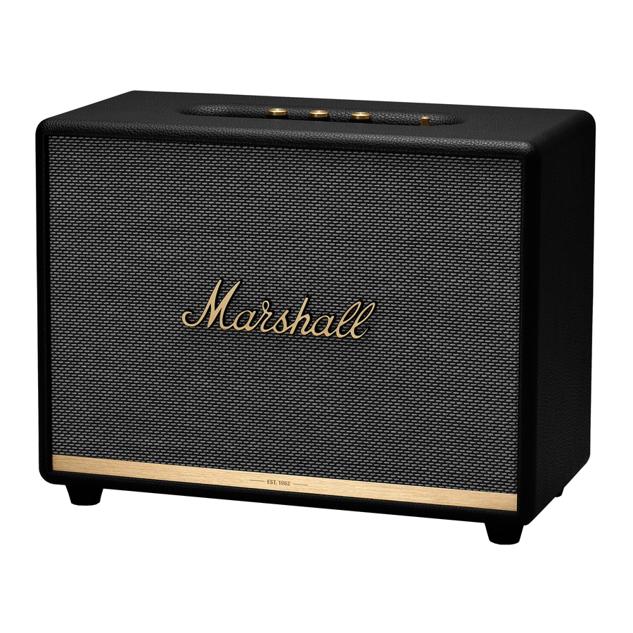 Marshall Woburn III Home Bluetooth Speaker Manual ManualsLib