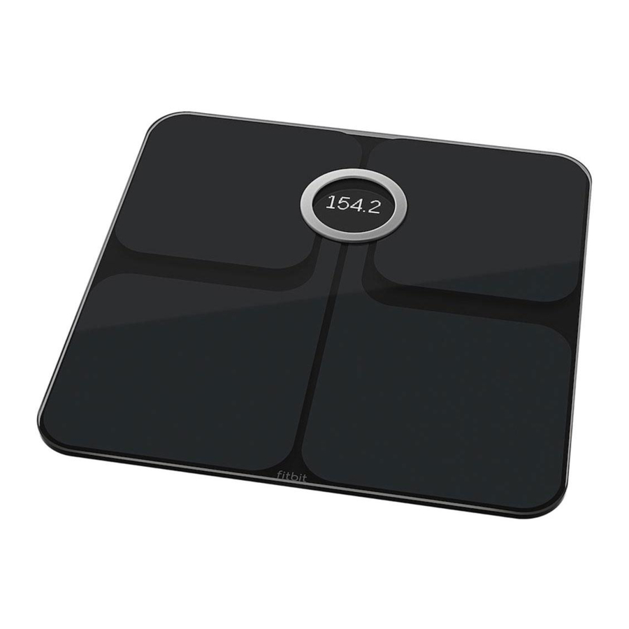 Fitbit Aria 2 - Wireless Smart Scale Manual | ManualsLib
