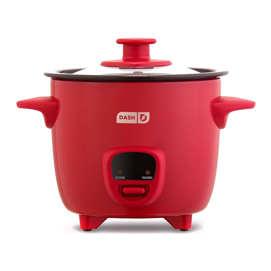 Dash DRCM200 Mini Rice Cooker & Recipes Manual ManualsLib