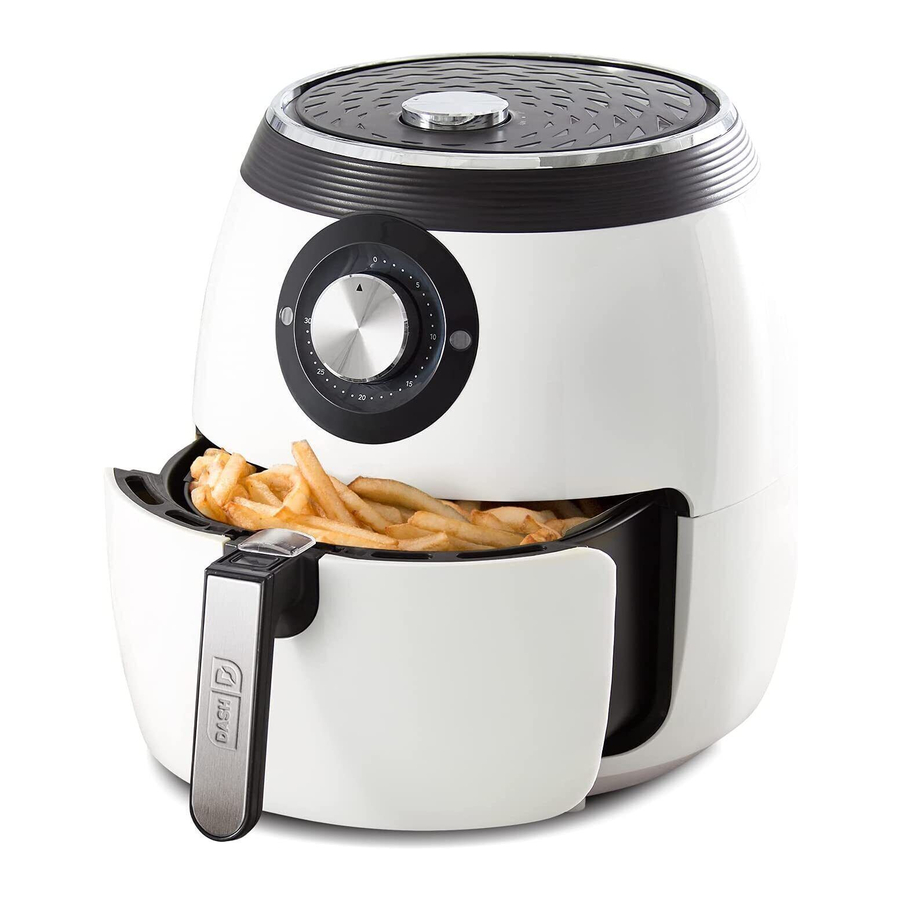 Dash DFAF455GB Deluxe Electric Air Fryer Manual & Recipes ManualsLib