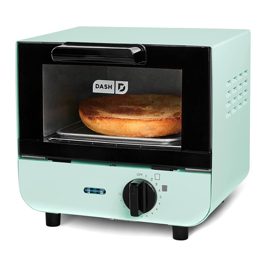 Dash DMTO100 Compact Mini Toaster Oven Manual & Recipes ManualsLib