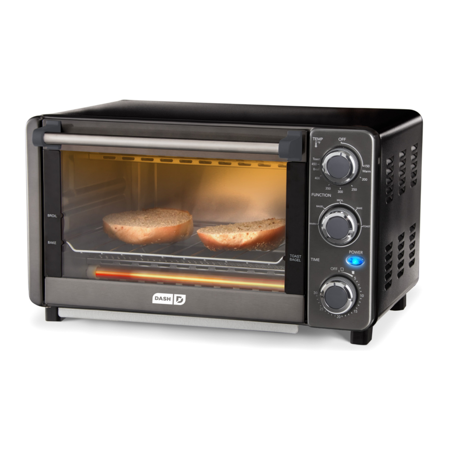 Dash DETO200 Express Toaster Oven Manual & Recipes ManualsLib