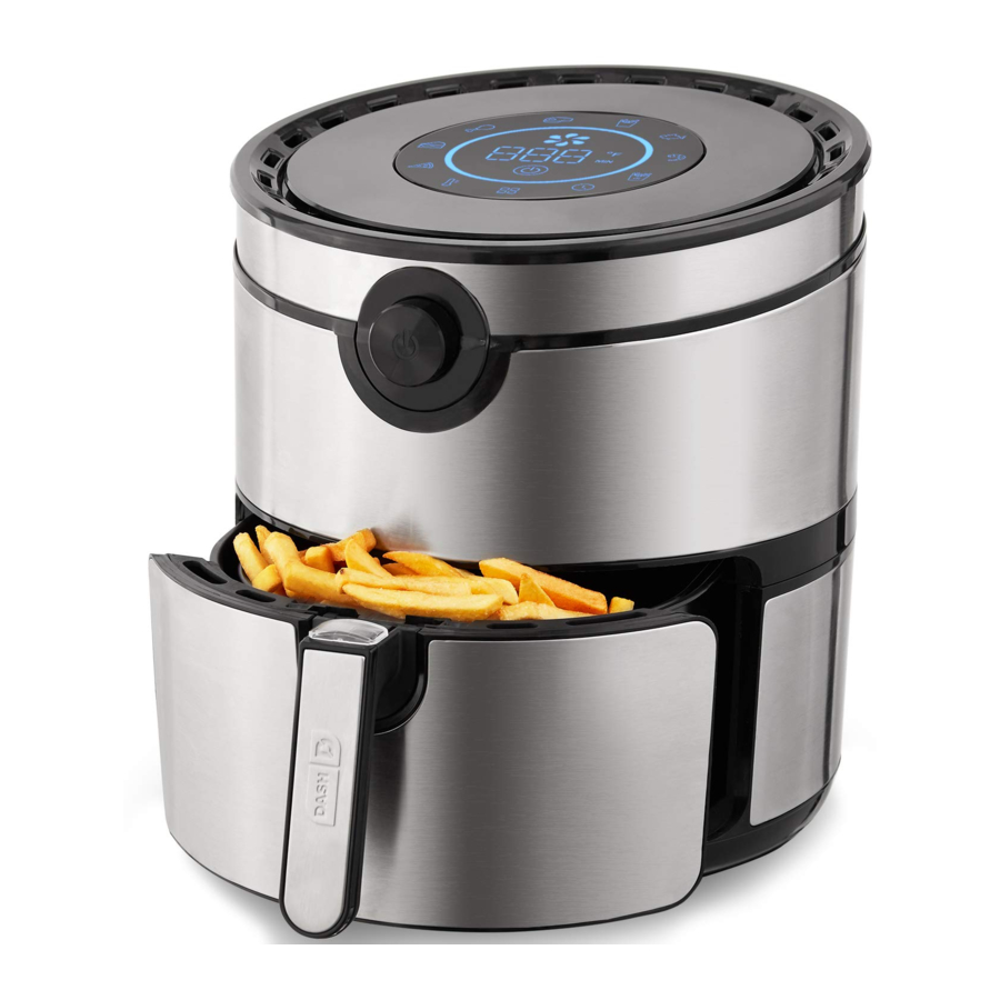 Dash DFAF600 Electric Air Fryer Manual & Recipes ManualsLib