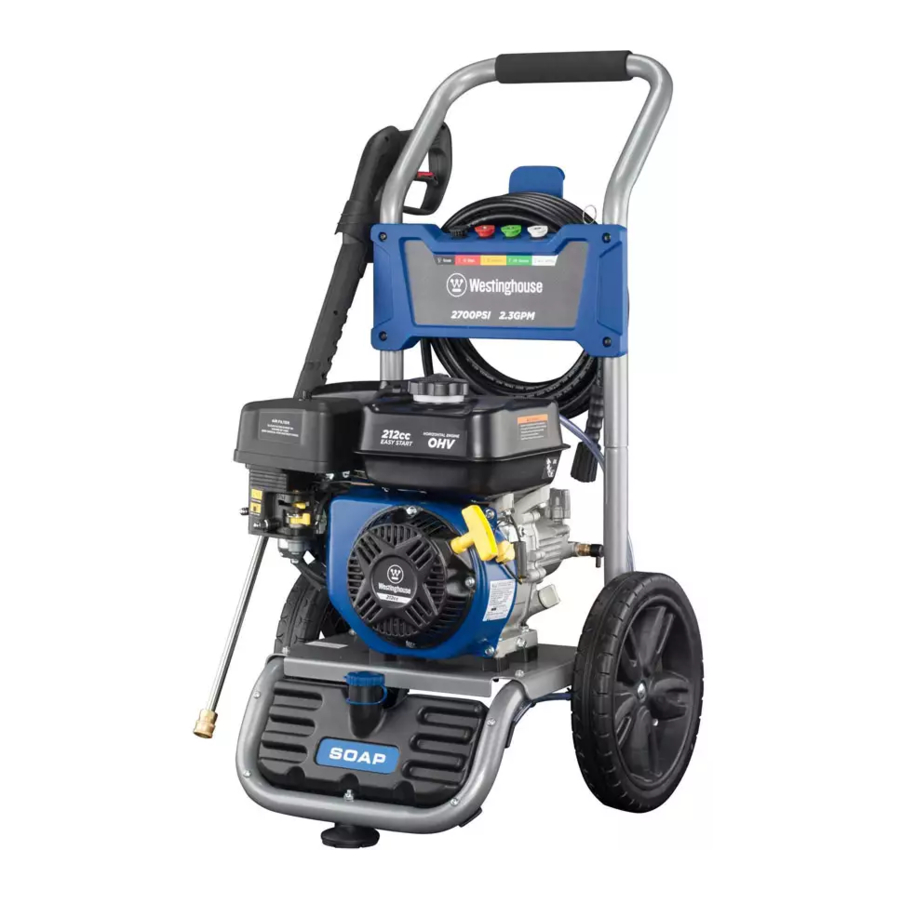 Westinghouse WPX2700, WPX3200 Gas Pressure Washer Manual ManualsLib