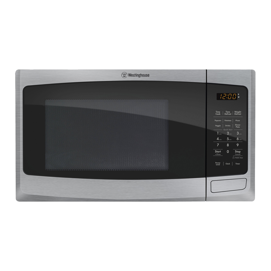 Westinghouse WMF2302SA, WMF2302WA FREESTANDING MICROWAVE Manual