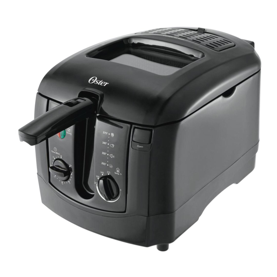 Oster CKSTDFZM55 3L Immersion Deep Fryer Manual ManualsLib