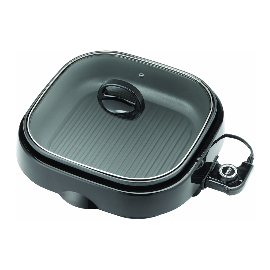 Aroma ASP-238, ASP-238B - 3-in-1 Grillet Manual | ManualsLib