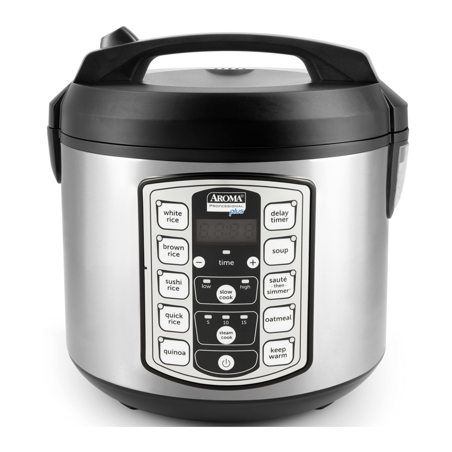 Aroma ARC-5000SB, ARC-5100SB - Rice & Grain Multicooker Manual | ManualsLib