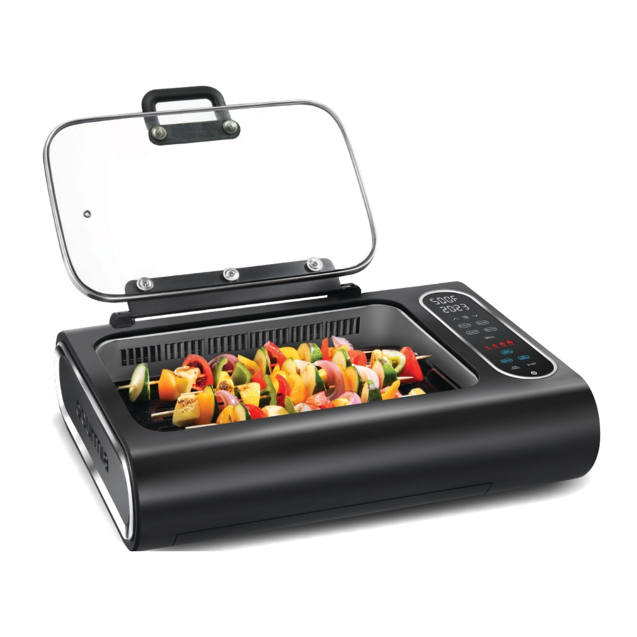 Gourmia GGA2120 Smokeless Grill & Air Fryer Manual ManualsLib