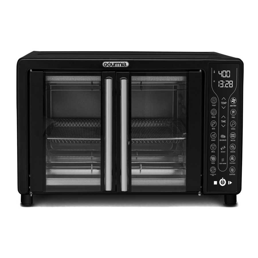 Gourmia GTF7460 FRENCH DOOR DIGITAL AIR FRYER OVEN MANUAL ManualsLib