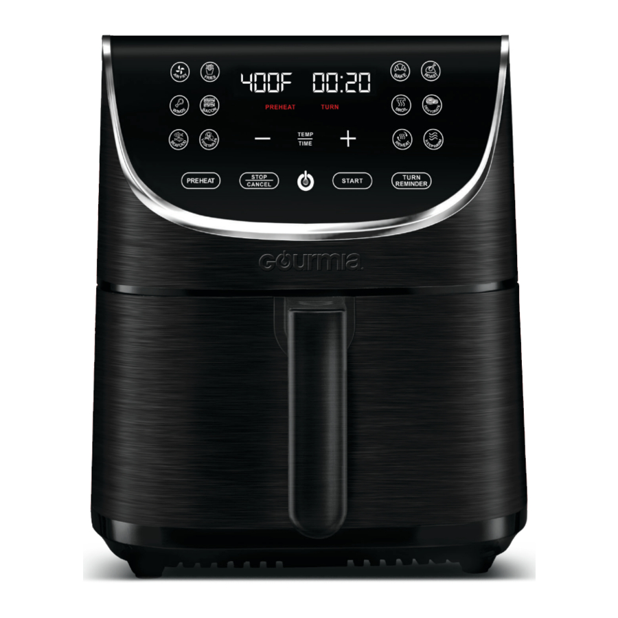 Gourmia GAF826 8 Qt Digital Air Fryer User Manual