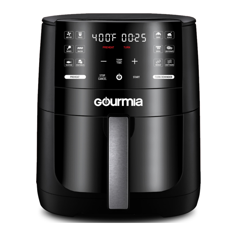 Gourmia GAF612 6Qt Digital Air Fryer Manual ManualsLib