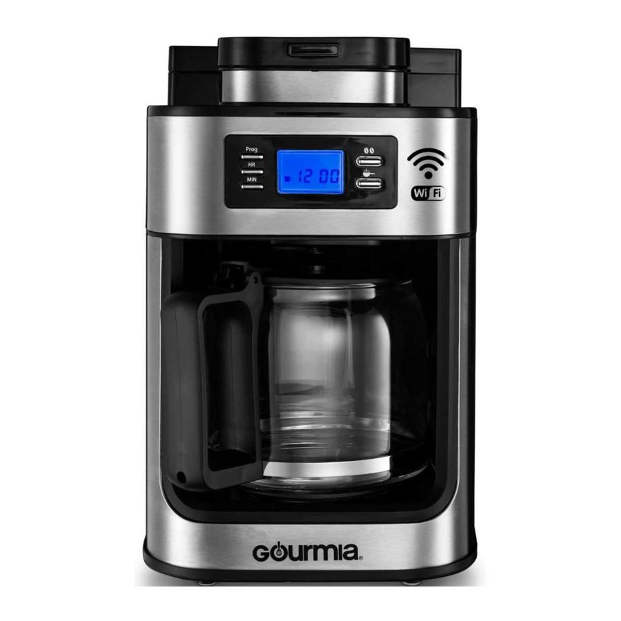 Coffee Machine, Gourmia GCM3518 5 Cup Programmable Drip Coffee