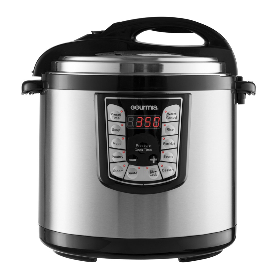 Gourmia GPC1200 12 QT. Electric Digital Multifunction Pressure Cooker