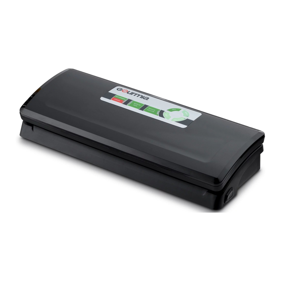 Gourmia GVS425 7 Function Customizable Vacuum Sealer Manual ManualsLib