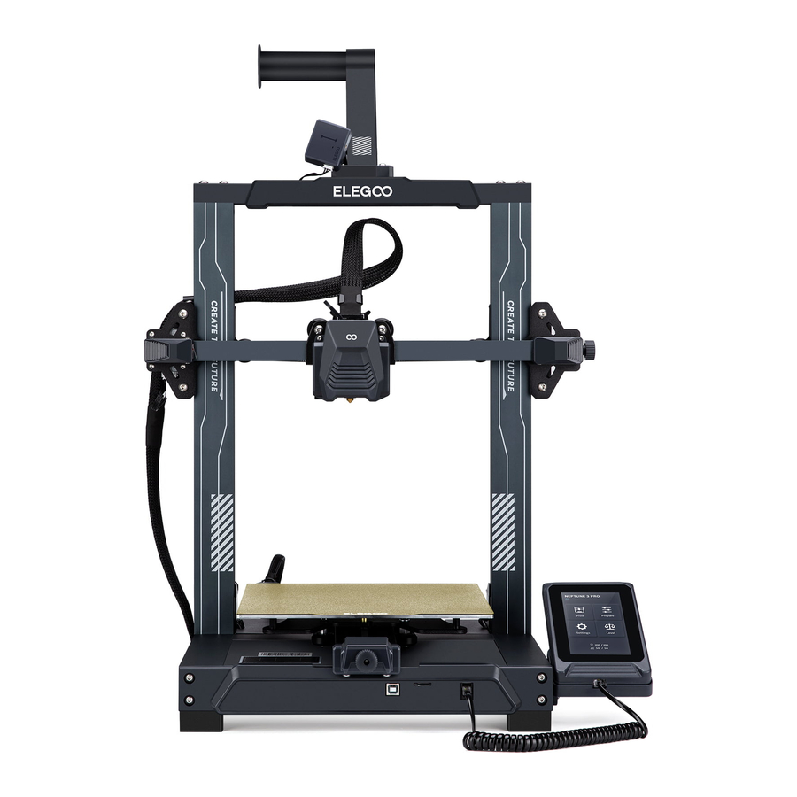 Elegoo Neptune 3 Pro - 3D Printer Manual | ManualsLib