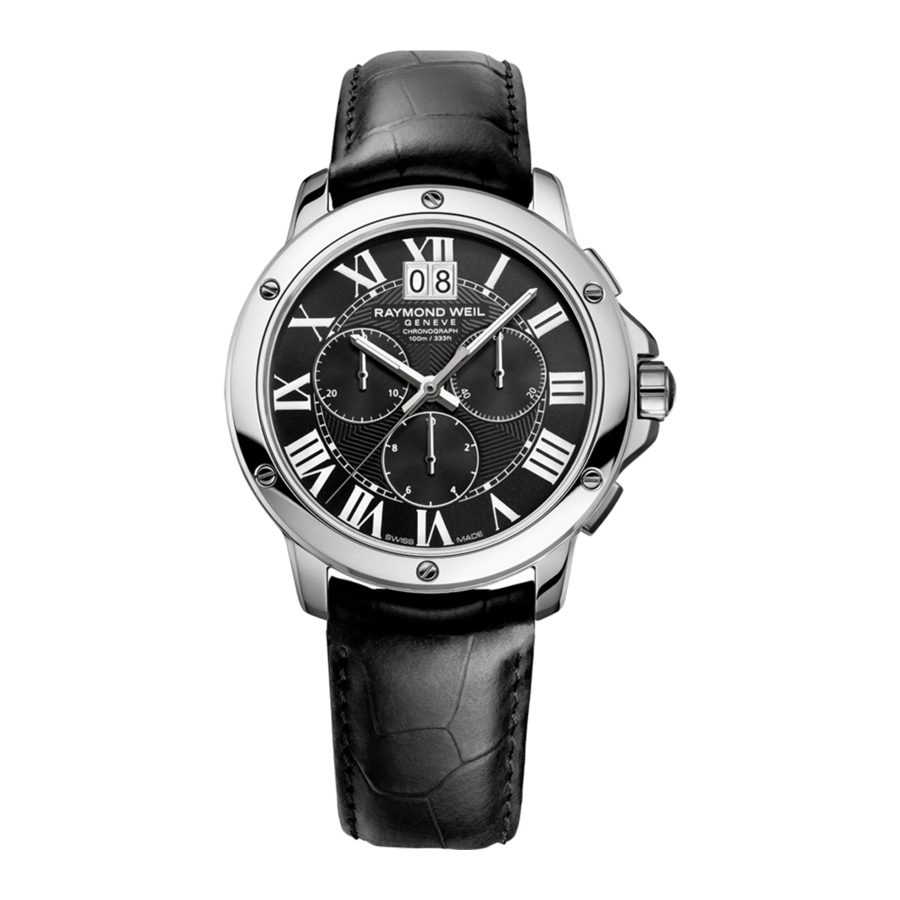 RAYMOND WEIL GENEVE - Quartz Chronograph Watches Manual | ManualsLib