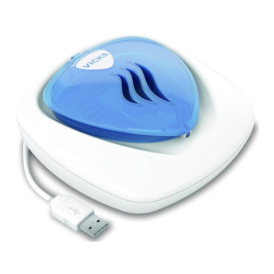 Vicks VH1800EU - Portable Waterless Diffuser Manual