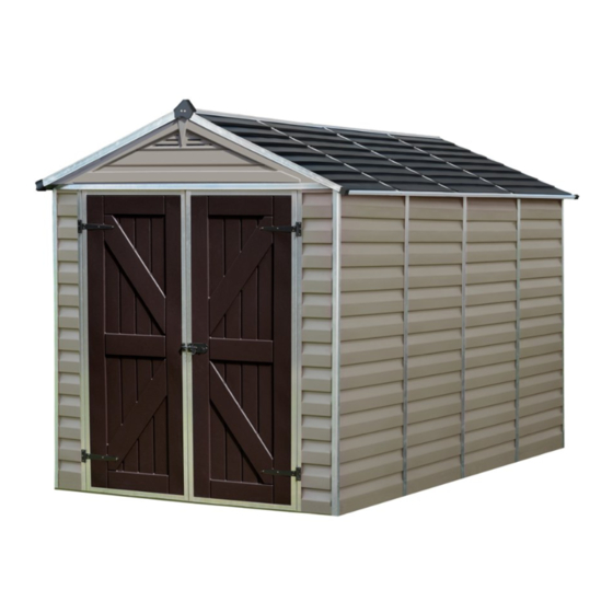 Palram Skylight Shed-6x5 Assembly Instructions Manual