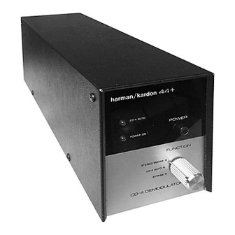 Harman Kardon 44+ Technical Manual