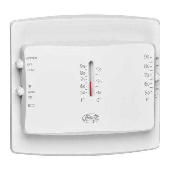 Hunter 40120 Manual