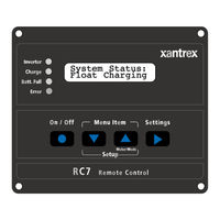 Xantrex RV Series Installation And Operator's Manual