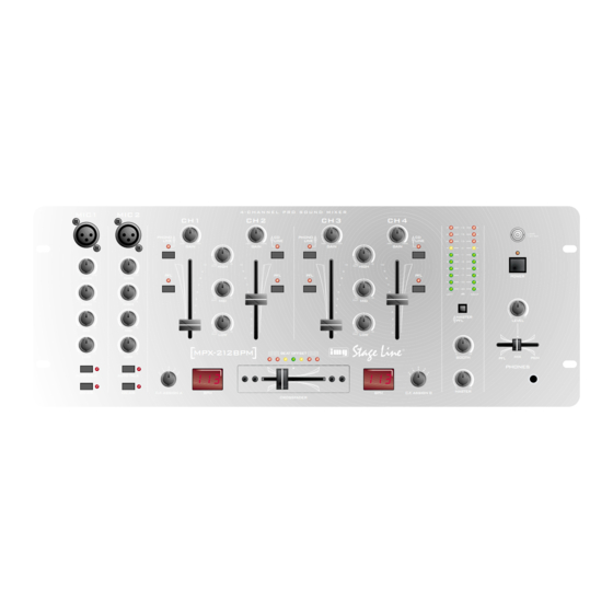 IMG STAGE LINE MPX-212BPM Instruction Manual
