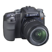 Sony DSLR-A100 User's Manual / Troubleshooting