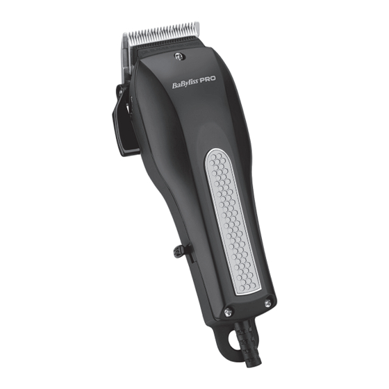 BaBylissPro PRECISION V-BLADE CLIPPER Manual