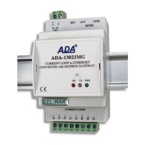 CEL-MAR ADA-13021MG User Manual