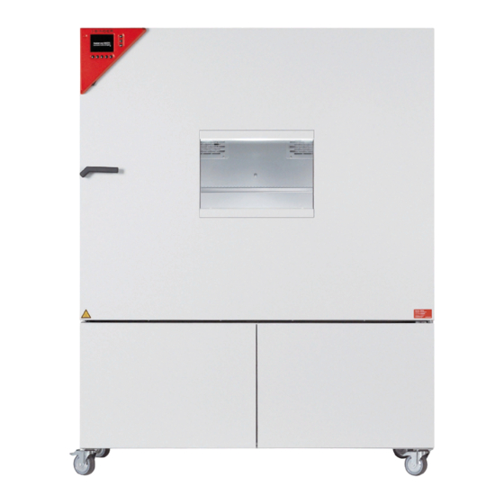 Binder APT.line MK 115 (E3) Operating Manual