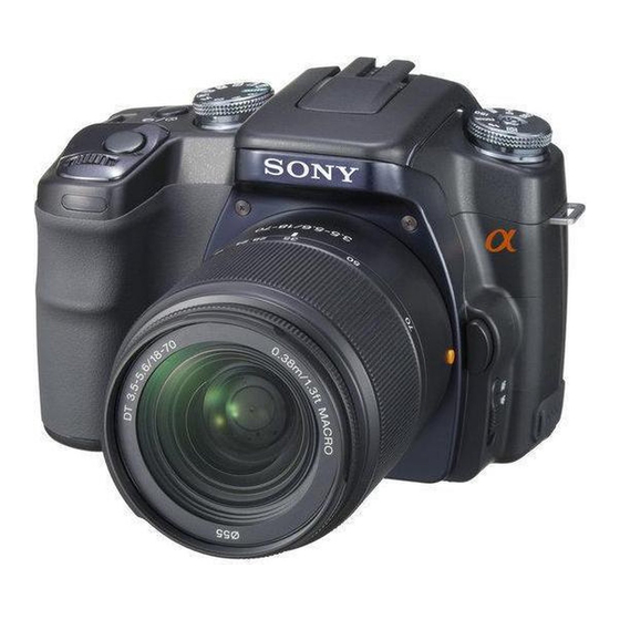 Sony DSLR-A100 Specifications