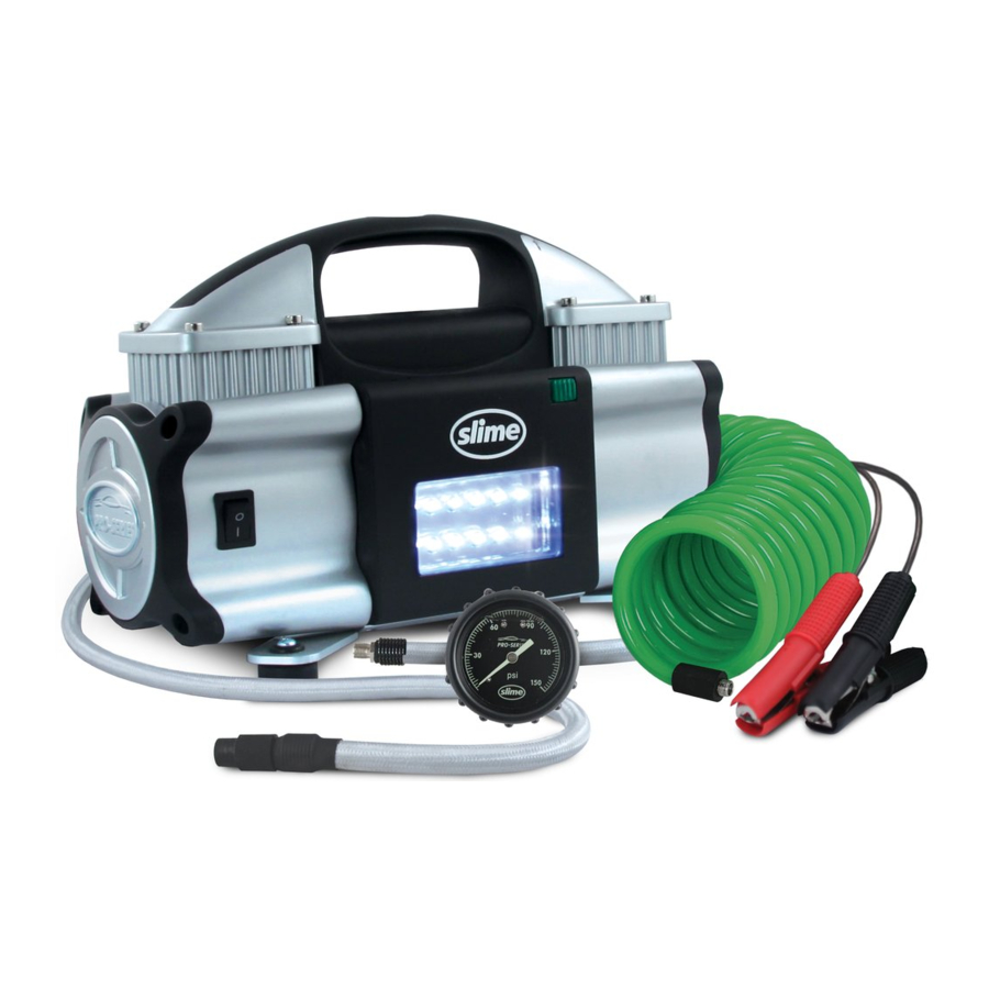 Slime 40048 Pro Series Super Duty Tire Inflator Manual ManualsLib