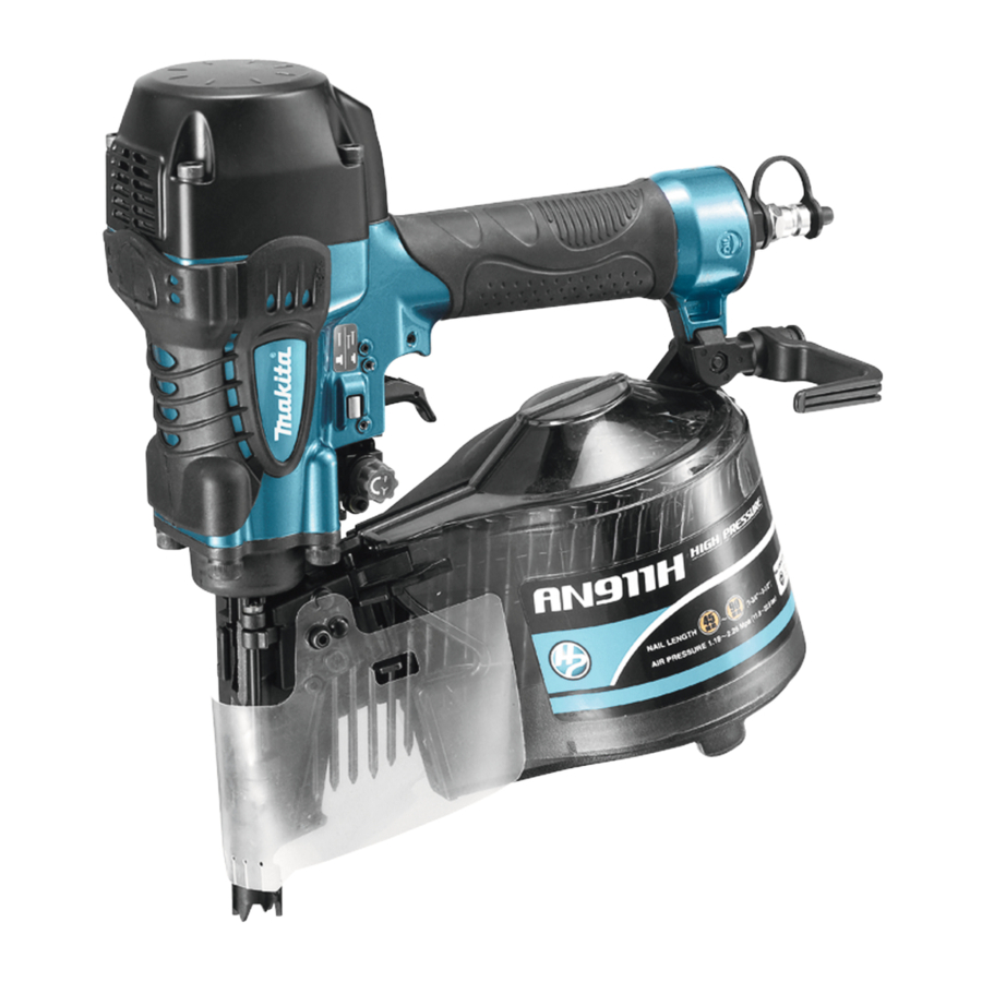 Makita An H Construction Nailer Manual Manualslib