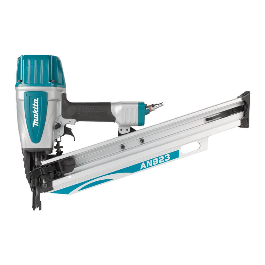 Makita An An Pneumatic Framing Nailer Manual Manualslib