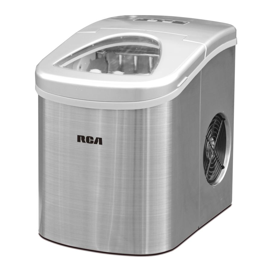 RCA RIC108, RIC117SS Compact Ice Maker Manual ManualsLib