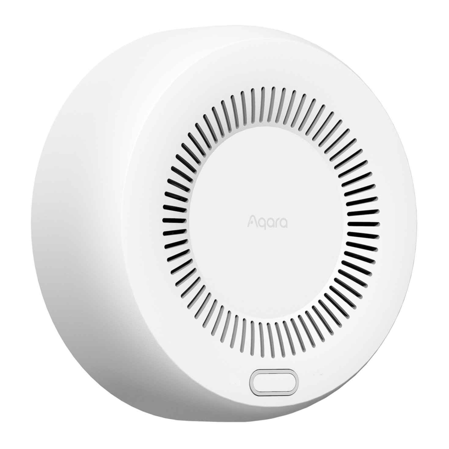 Aqara Smart Natural Gas Detector, JTBZ03AQ/A Homeuse combustible gas detector Manual
