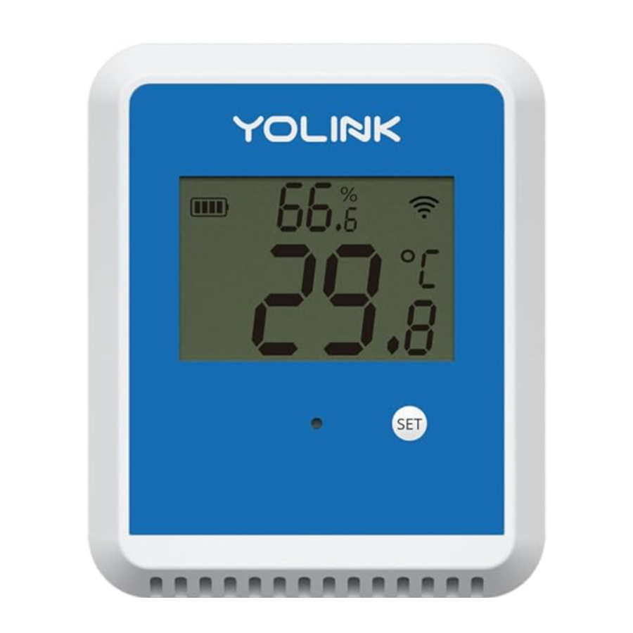 Yolink X3 Ys8015 Uc Outdoor Temperature And Humidity Sensor Quick Start Guide Manualslib 8303