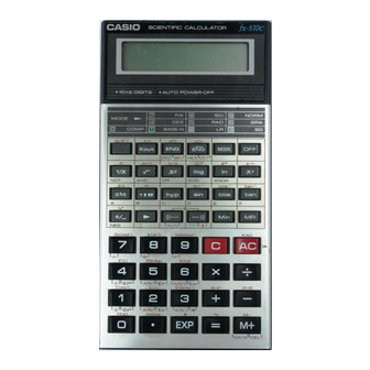 Casio fx-570a Manual